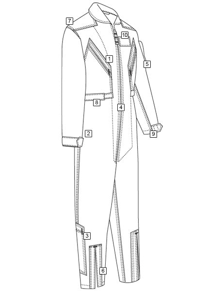 Navy Blue 27-P Flightsuit